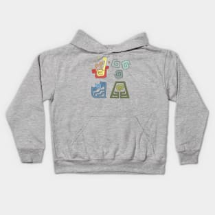 Aztec Elements Kids Hoodie